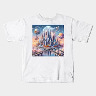 Floating City 1A . Kids T-Shirt